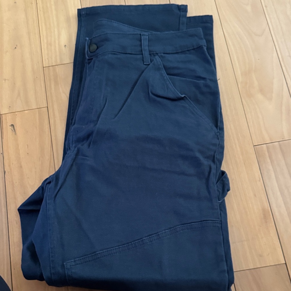 CAT Men's Blue Workwear Cargo Pants